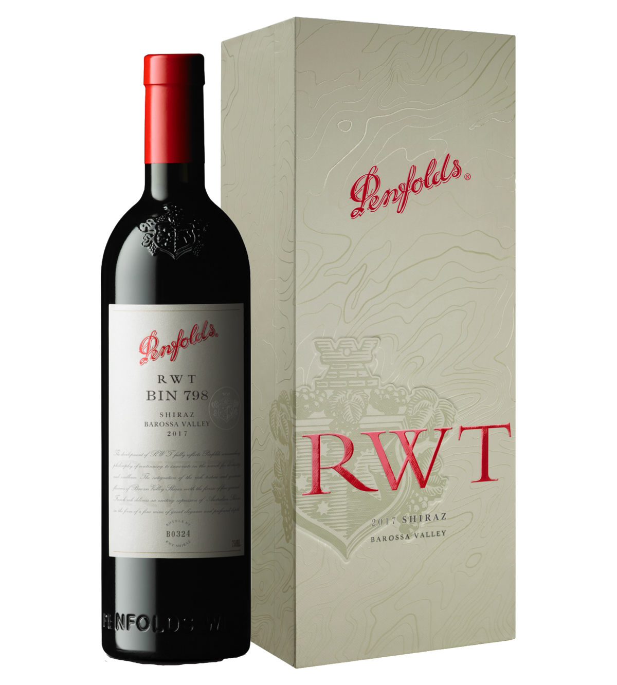 RWT Bin 798 Barossa Valley Shiraz 2017 Gift Box