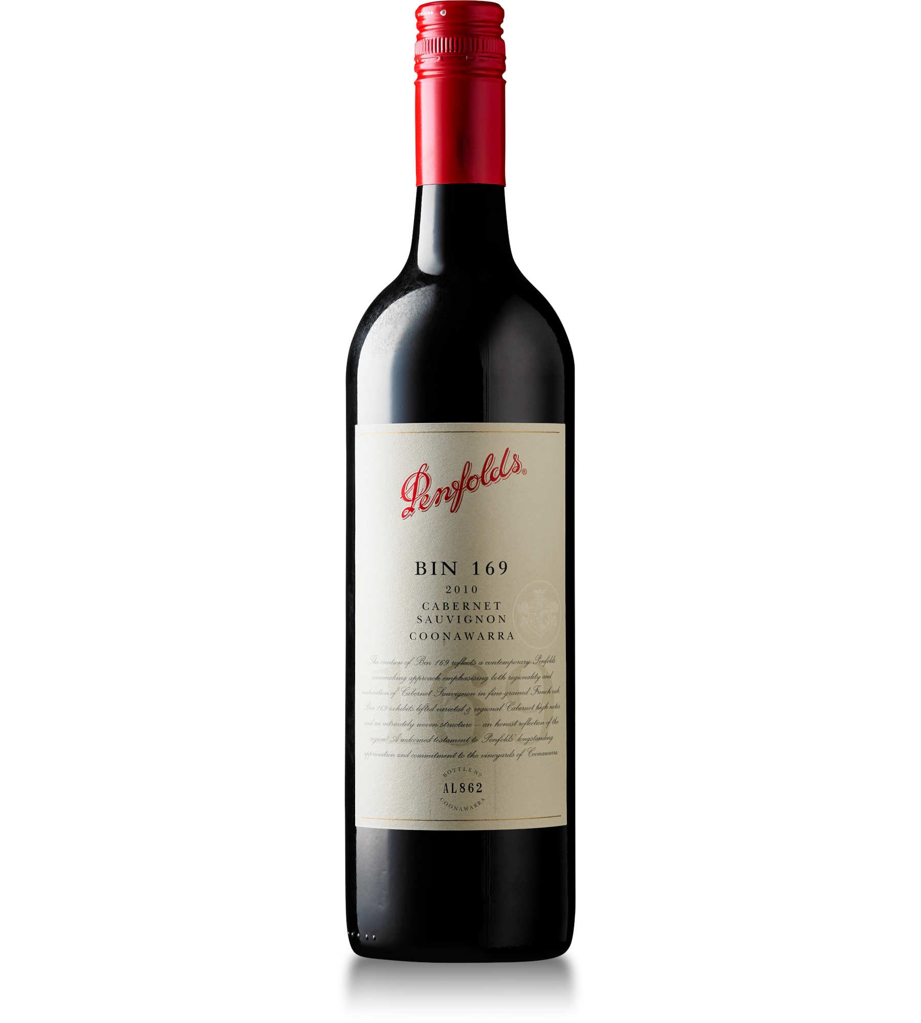 Bin 169 Coonawarra Cabernet Sauvignon 2010