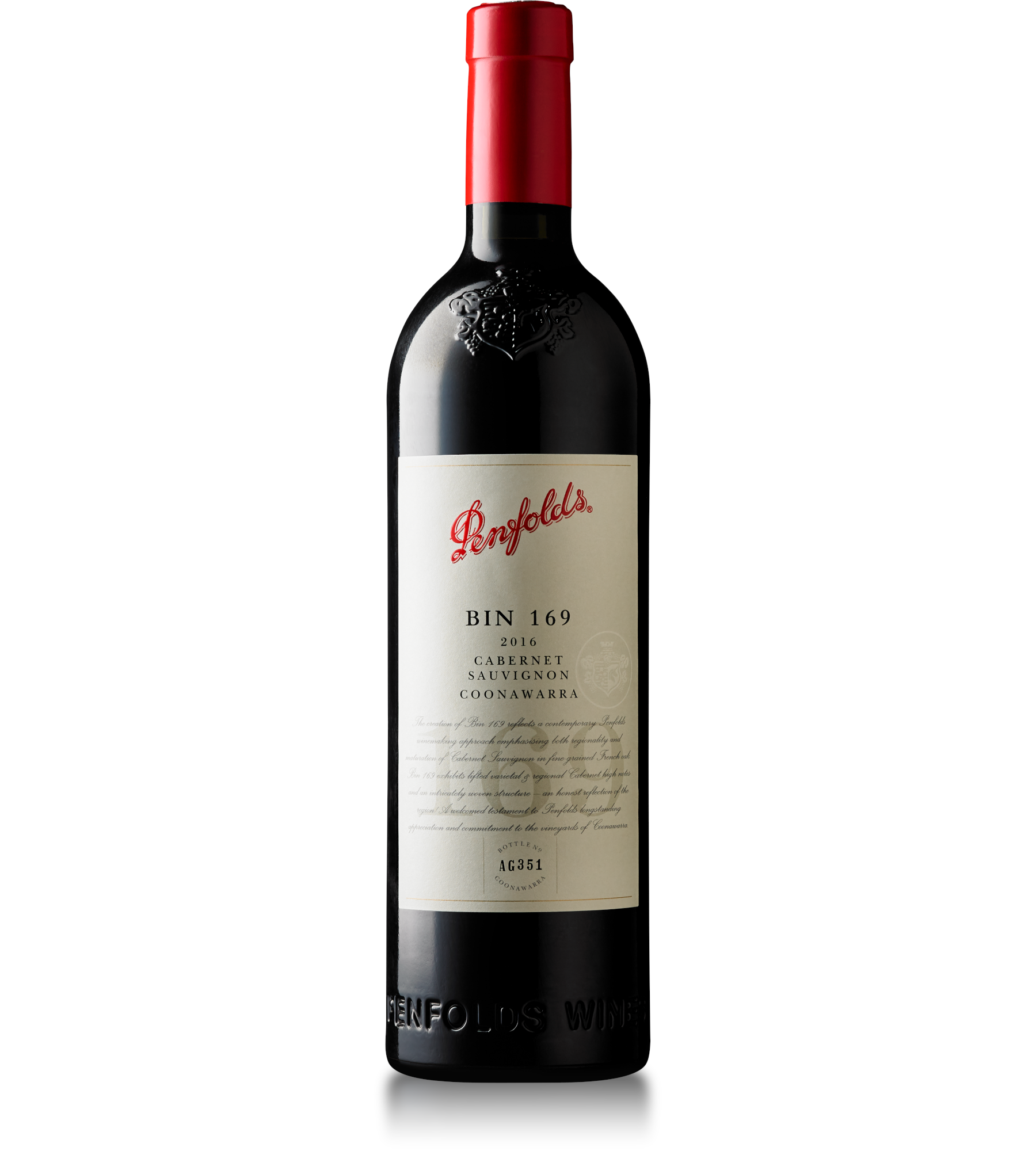 Bin 169 Coonawarra Cabernet Sauvignon 2016