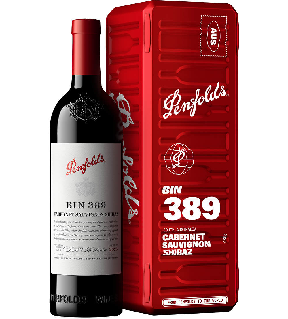 Bin 389 Cabernet Shiraz 2023 From Penfolds To The World Gift Box Red