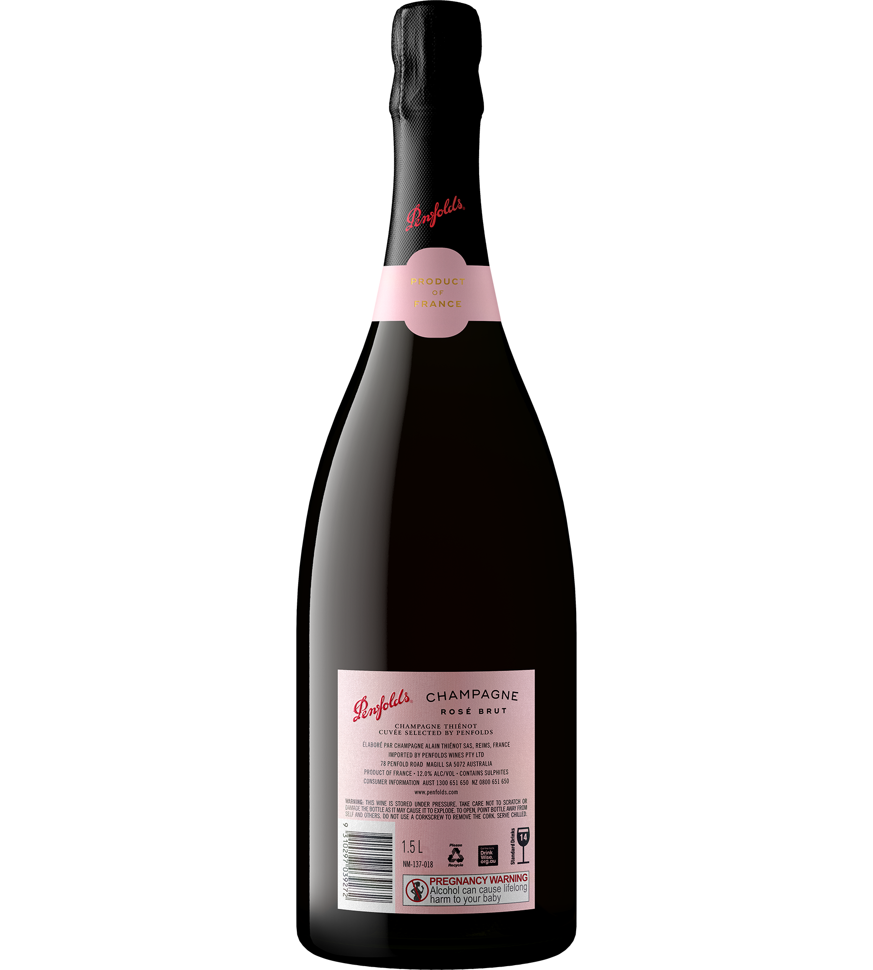 Champagne Brut Rosé NV Magnum