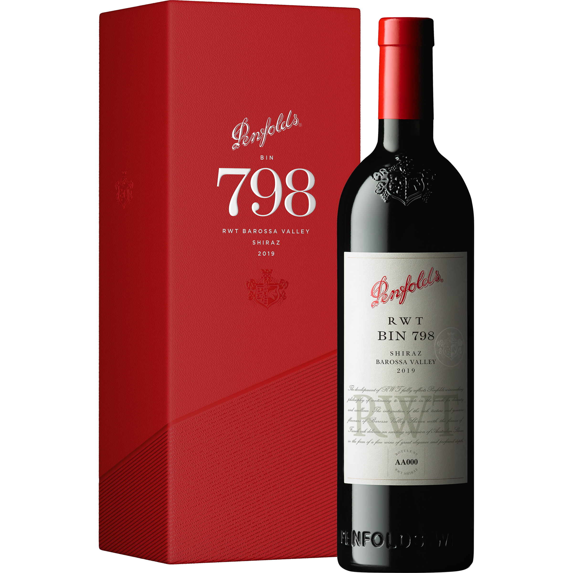 2019 RWT Bin 798 Shiraz with Gift Box