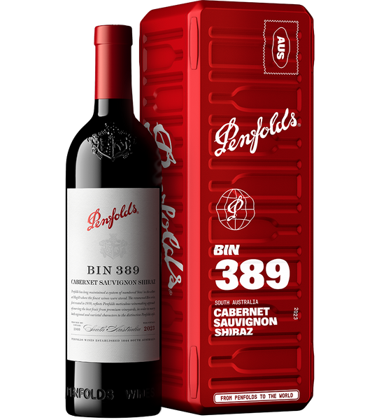 Bin 389 Cabernet Shiraz 2023 From Penfolds To The World Gift Box Red